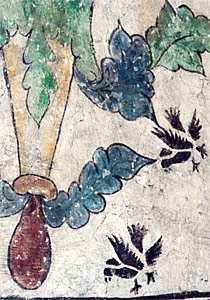 Väggmålning från Sånga kyrka